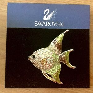 Swarovski Angelfish Brooch